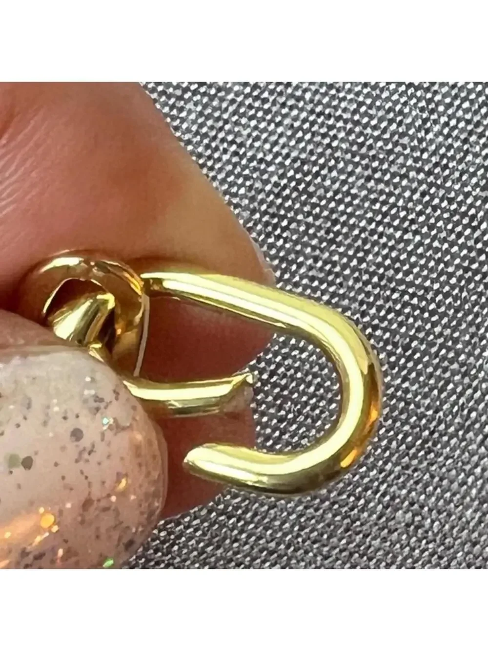 🆕 Vintage Gucci Charm 24k gold horse shoe Necklace Paperclip 925 Silver NWT - Picture 9 of 14